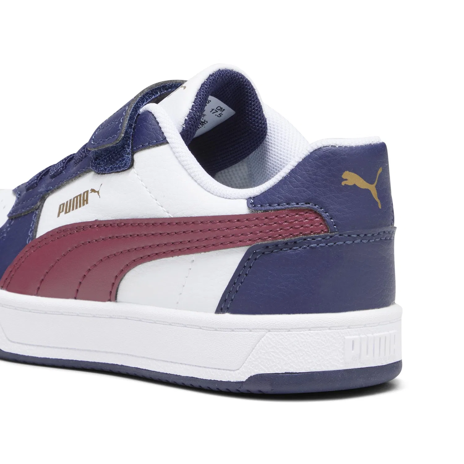 Детские кроссовки для мальчиков Caven Ac+ps PUMA PUMA White Dark Jasper PUMA Navy Gold — фото 2
