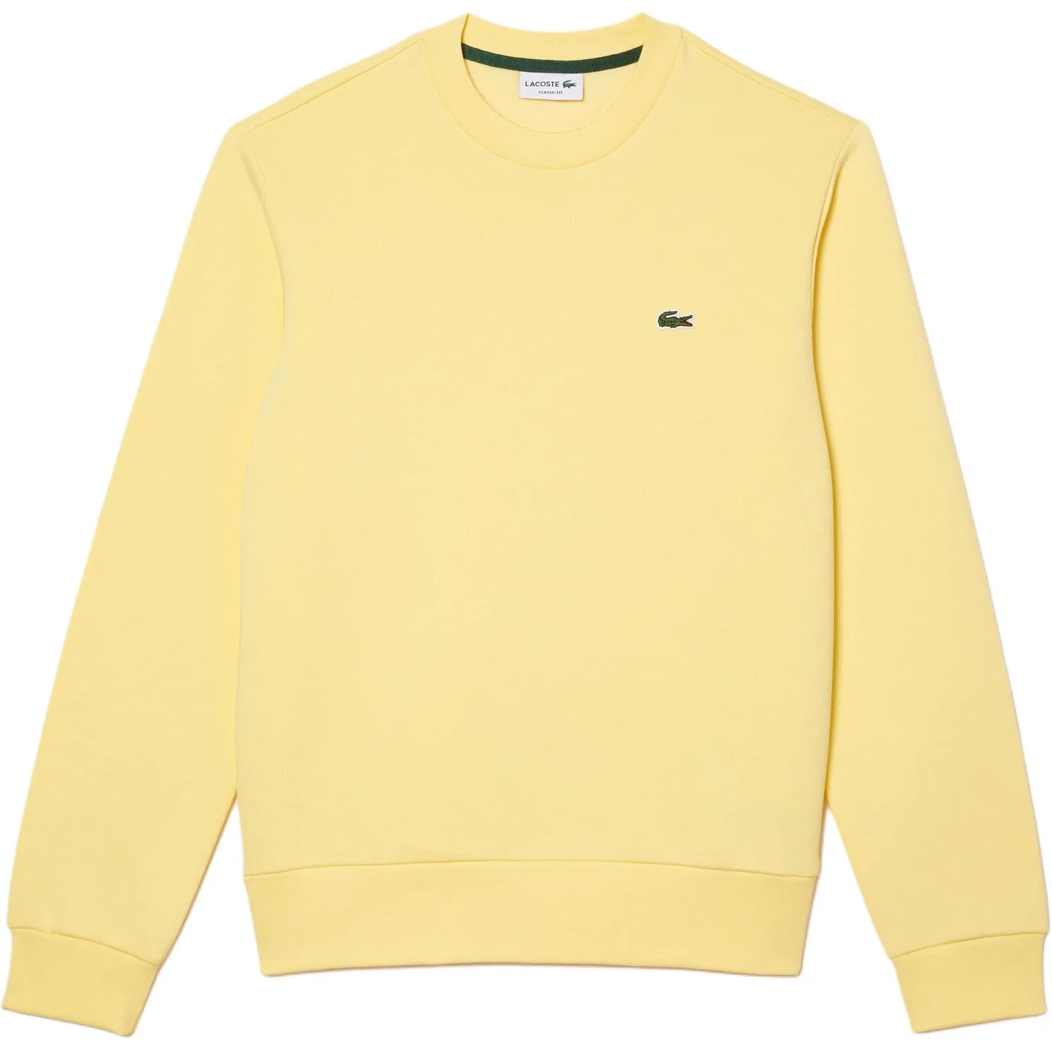 Свитер с логотипом, LACOSTE, Light Yellow