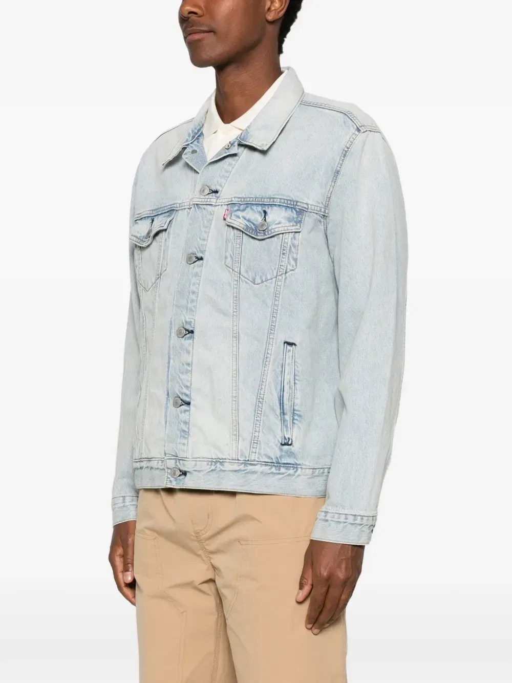 Куртка из вареного денима Levi'S, синий — фото 3
