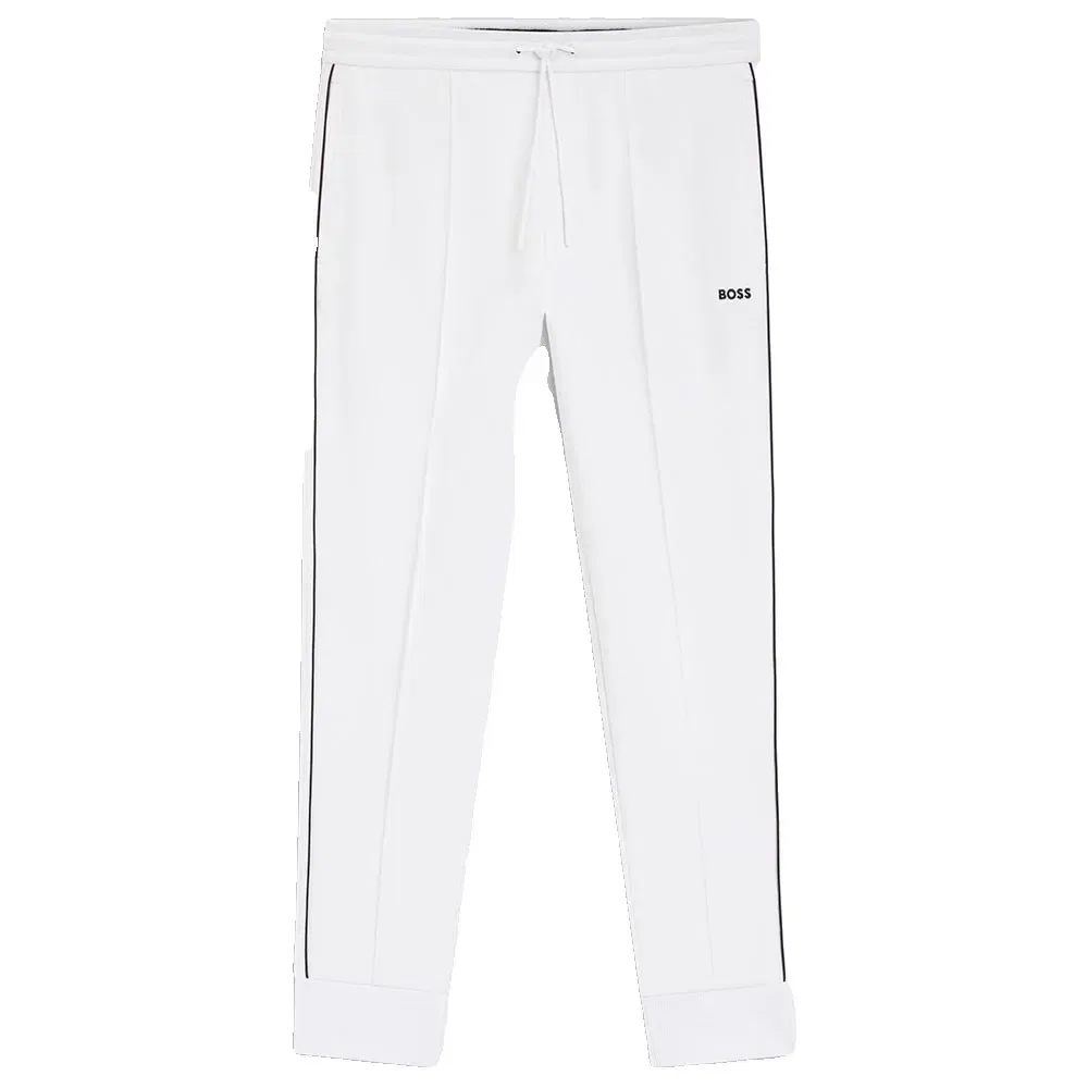 Мужские спортивные штаны из хлопка Hadiko BOSS, White