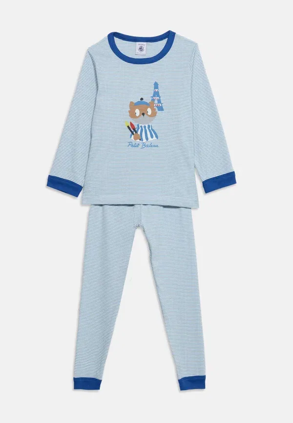 Пижама из хлопка Pizamos komplektas Petit Bateau, Acier/Marshmallow