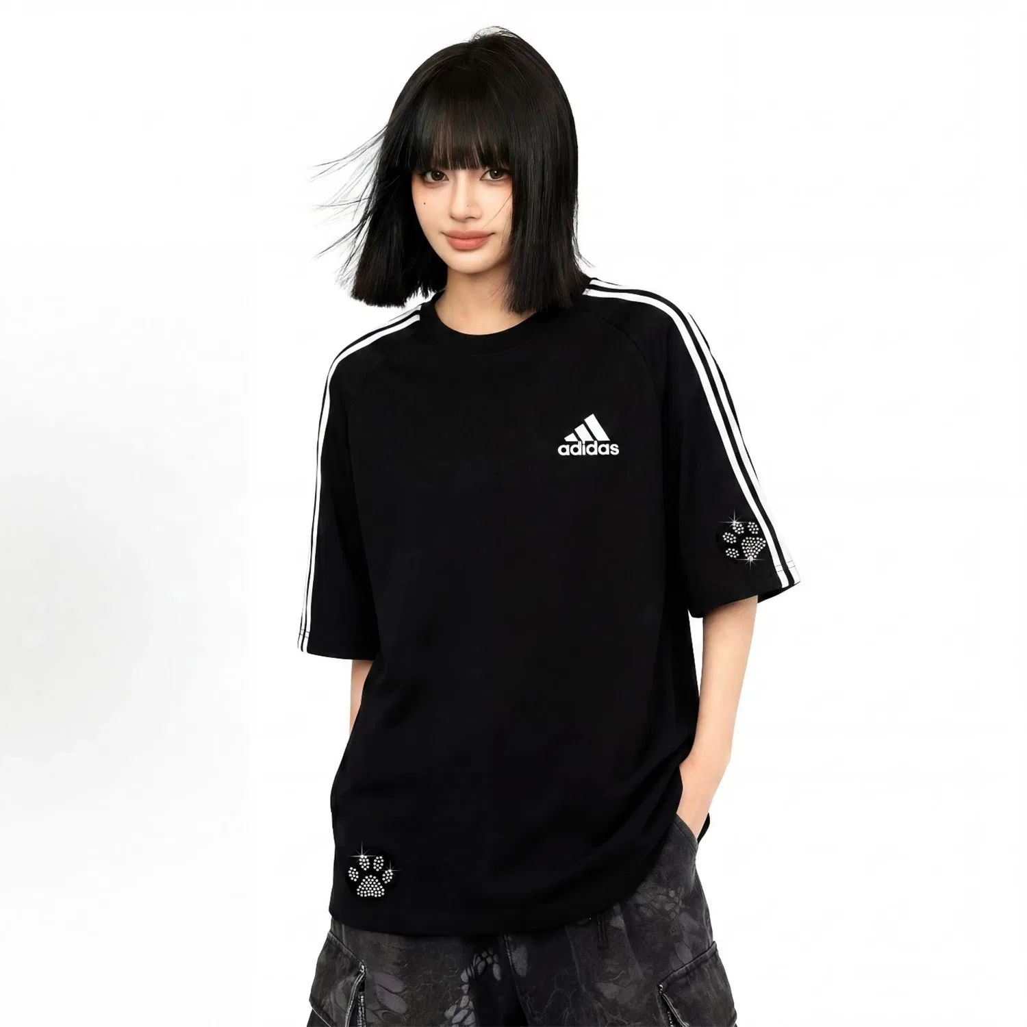 Футболка Football Jetburst Black, Adidas — фото 4
