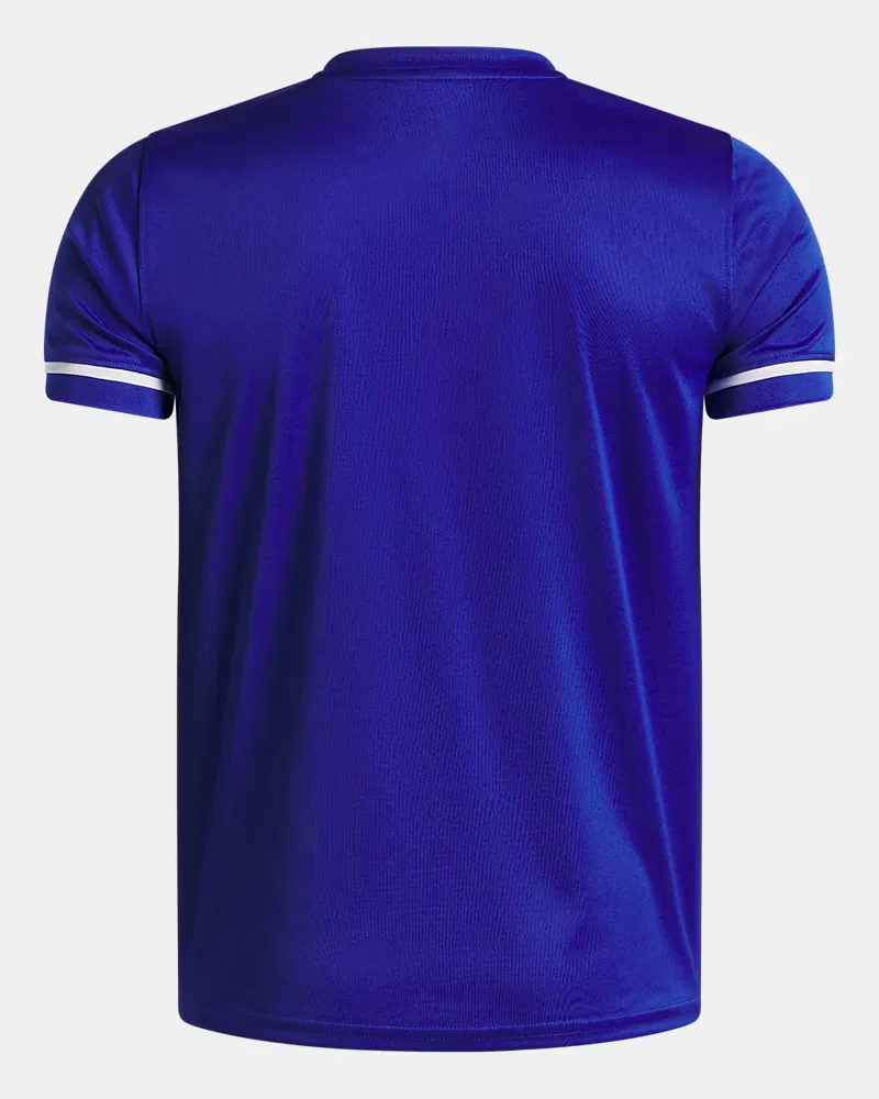 Детская футболка быстросохнущая UA Challenger Stripe UnderArmour, Royal/White — фото 2