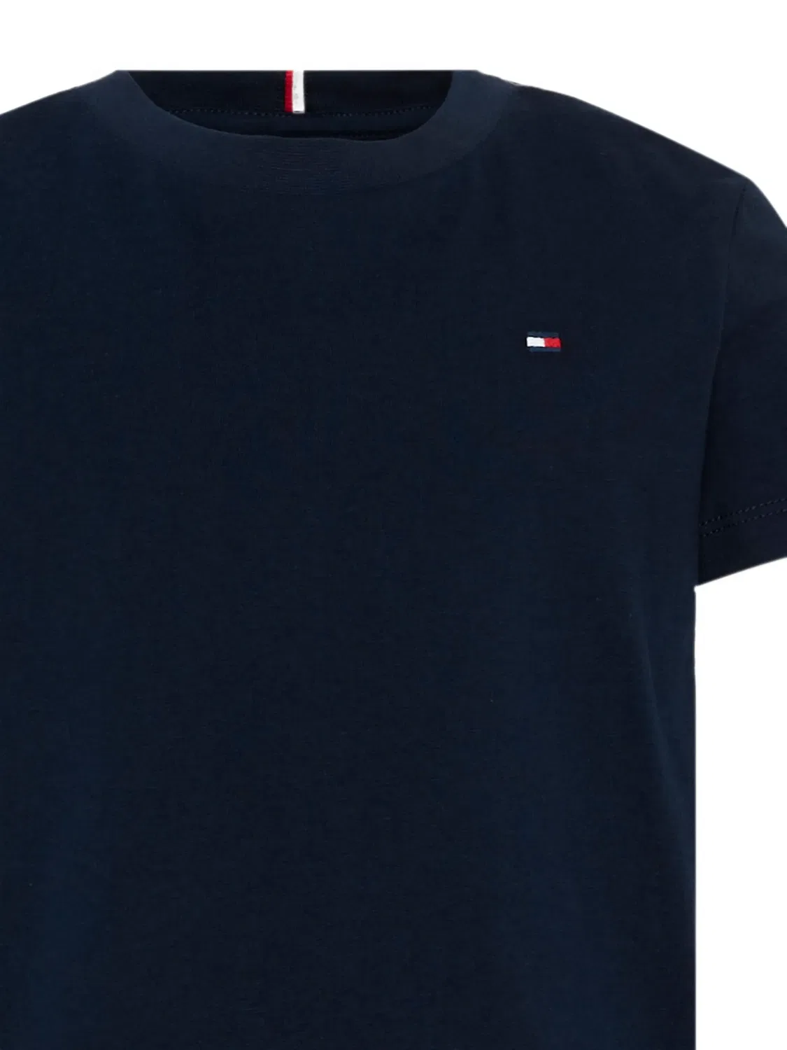 Футболка с вышитым логотипом Tommy Hilfiger Junior, синий — фото 3
