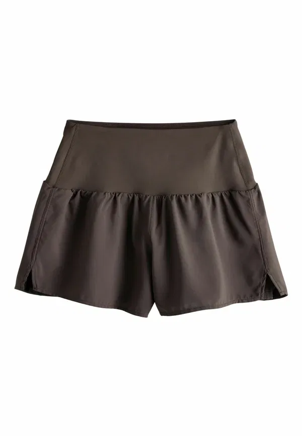 Шорты из полиэстера и эластана Regular fit - soft waistband run shorts Next, chocolate brown, коричневый/шоколадный
