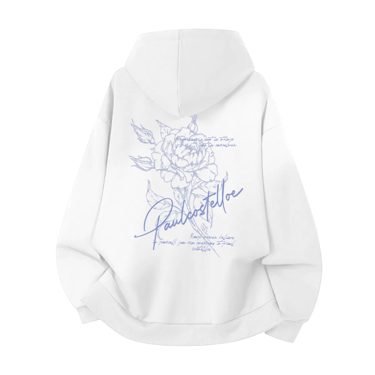 Детский свитшот-кардиган с капюшоном White (Blue) Paul Costelloe