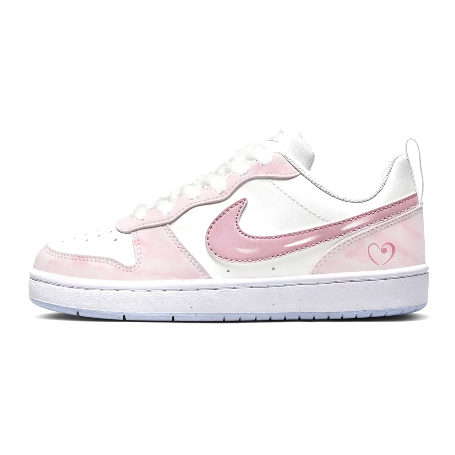 Детские кеды для скейтбординга с принтом Starry Heart Sweet Shopping Bag Edition, Nike, Pink — фото 4