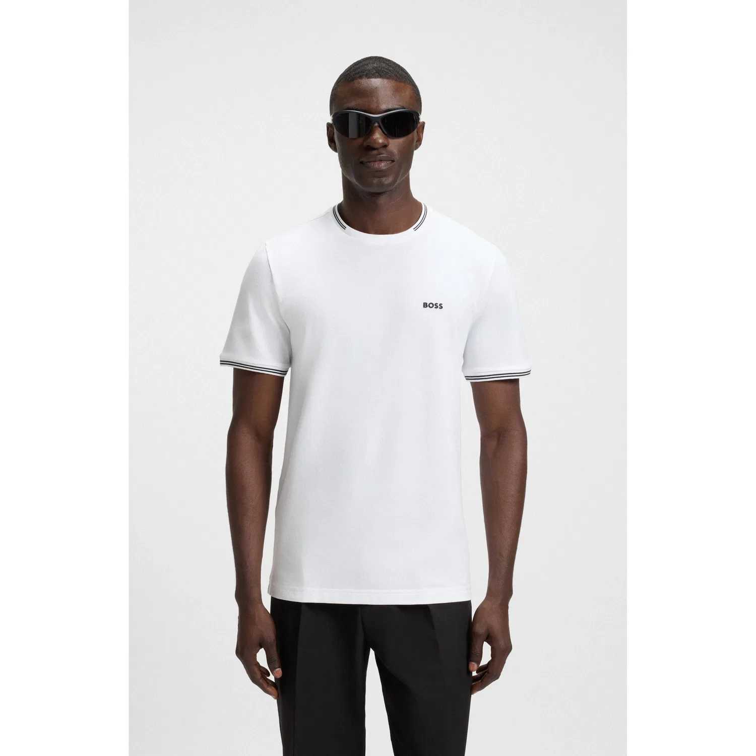 Детская футболка с круглым вырезом BOSS GREEN, White — фото 2