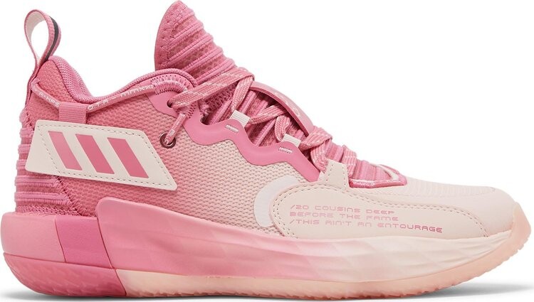 

Кроссовки Adidas Dame 7 EXTPLY J 'D.O.L.L.A.', розовый