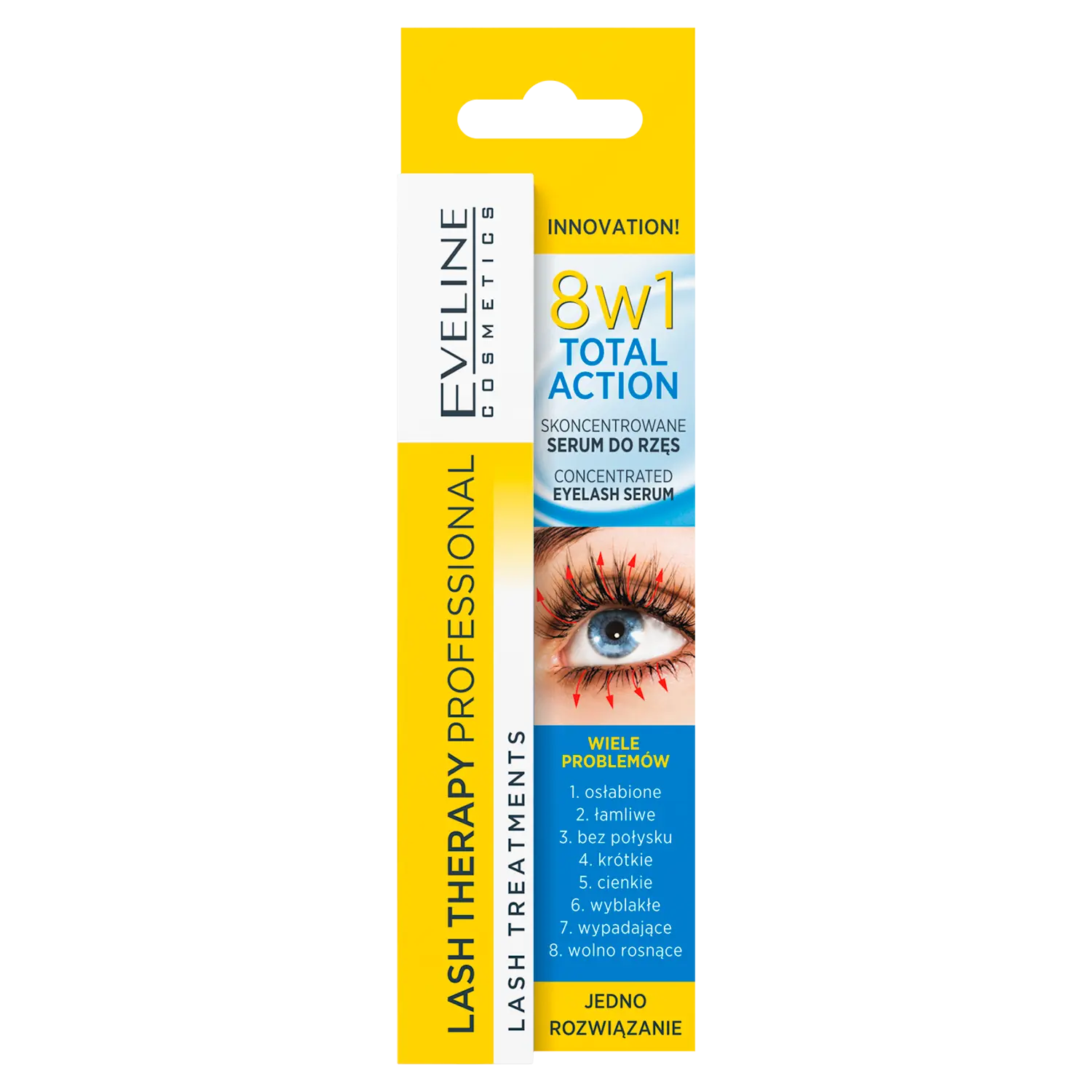 Eveline Cosmetics Lash Therapy Professional Total Action сыворотка для ресниц 8в1, 10 мл — фото 3