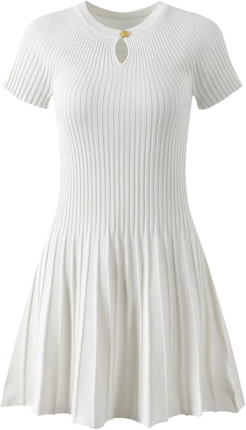 Женское облегающее платье V-образным вырезом Red Bodycon, White