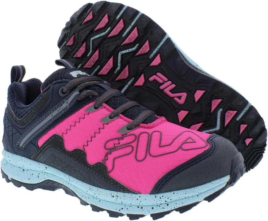 Детские кроссовки для девочек Blowout 19 K Fila, Pink/Black — фото 2