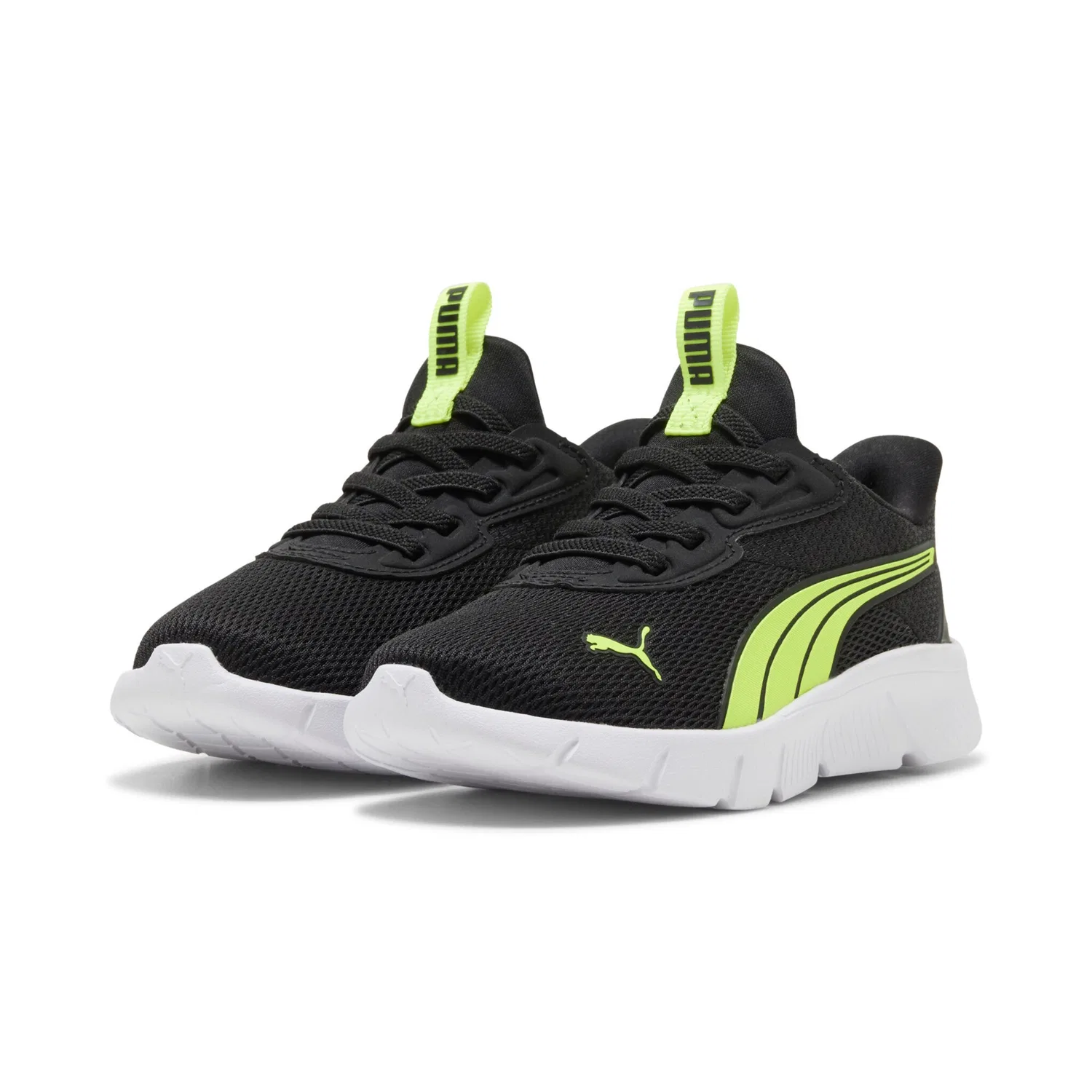 Детские кроссовки-слипоны с технологией SLIPTECH PUMA, Lime Squeeze/PUMA Black/PUMA White