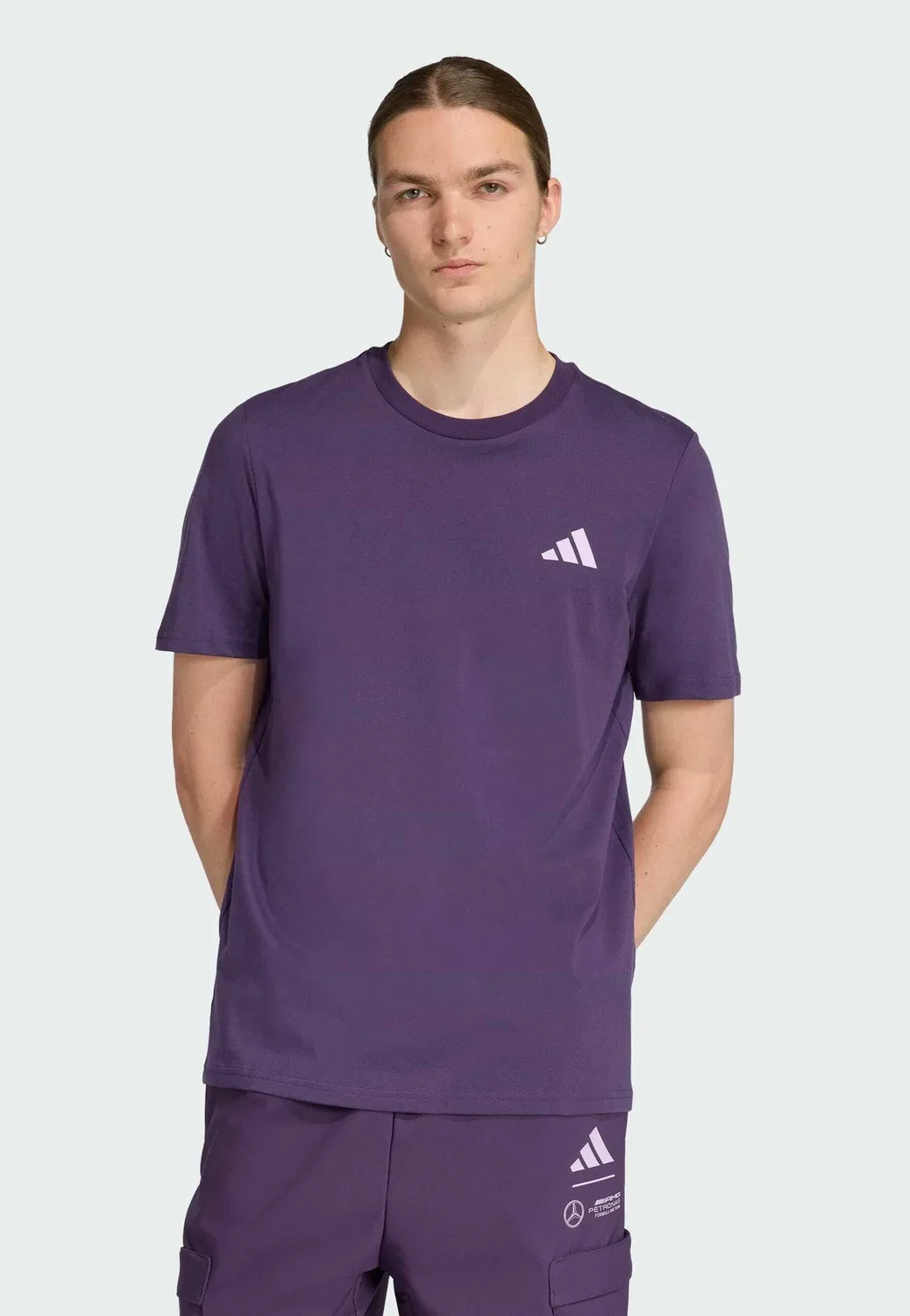 Футболка с принтом Adidas Originals, Aurora Plum — фото 2