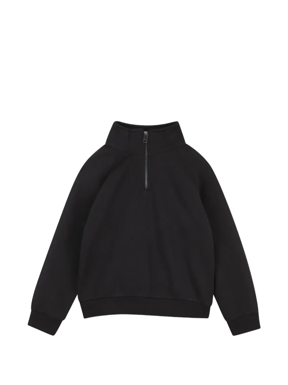 Свитер на молнии с логотипом Zadig & Voltaire Kids, черный