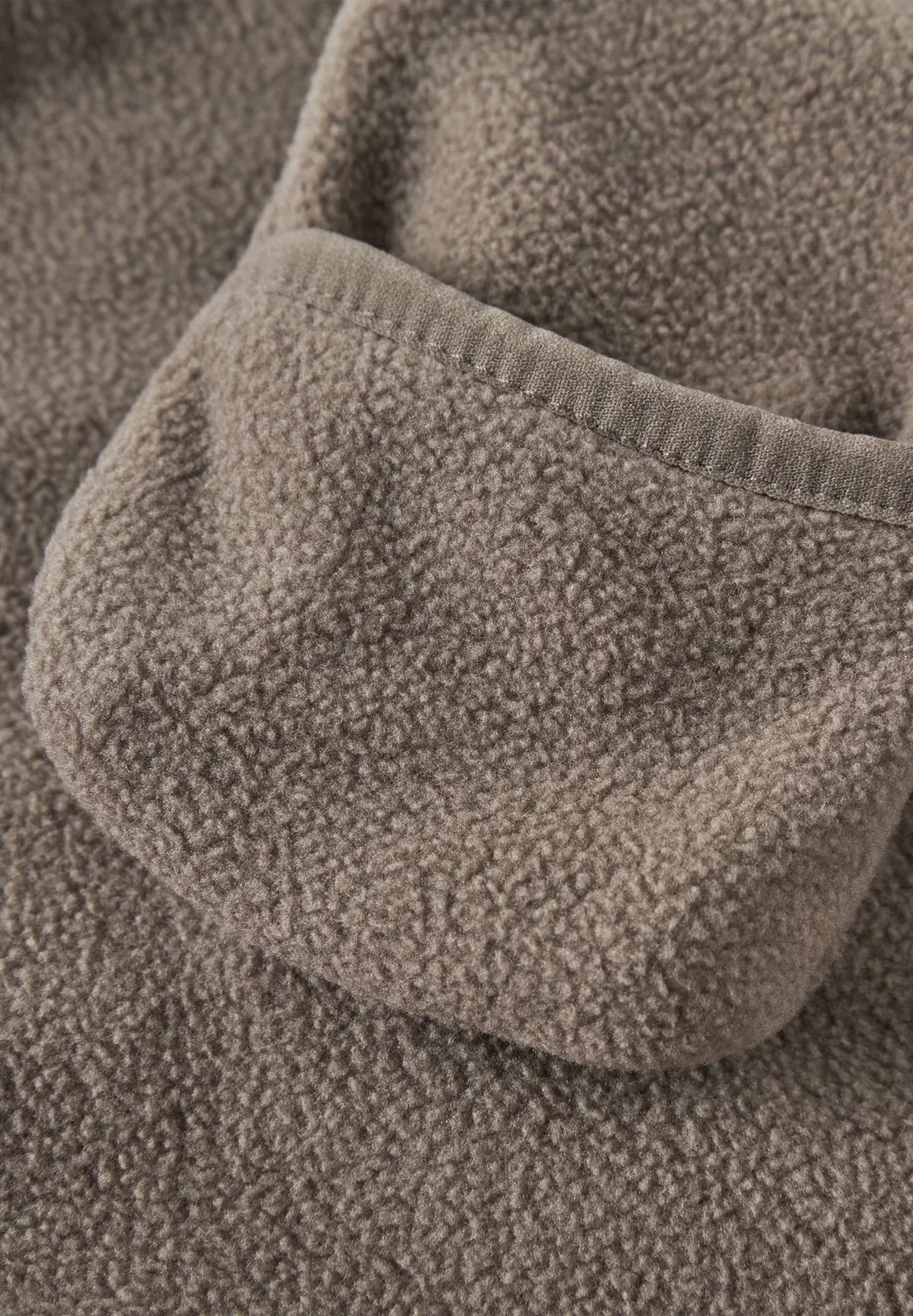 Флисовый комбинезон Nbnmeeko меланжевого цвета унисекс Name It, Walnut — фото 3