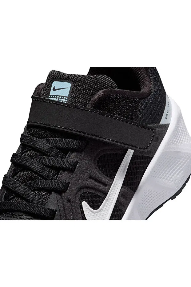 Детские спортивные кроссовки для девочек с шнуровкой Metro Tek Daily Nike, 1Black/White — фото 2