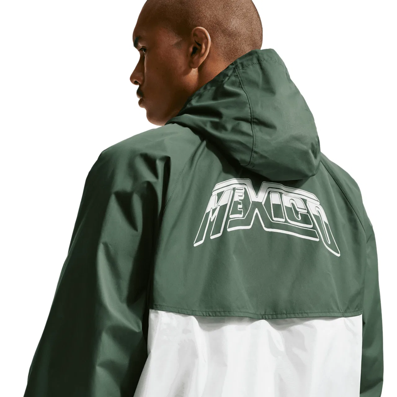 Мужская куртка Windrunner Nike, зеленый/белый — фото 4