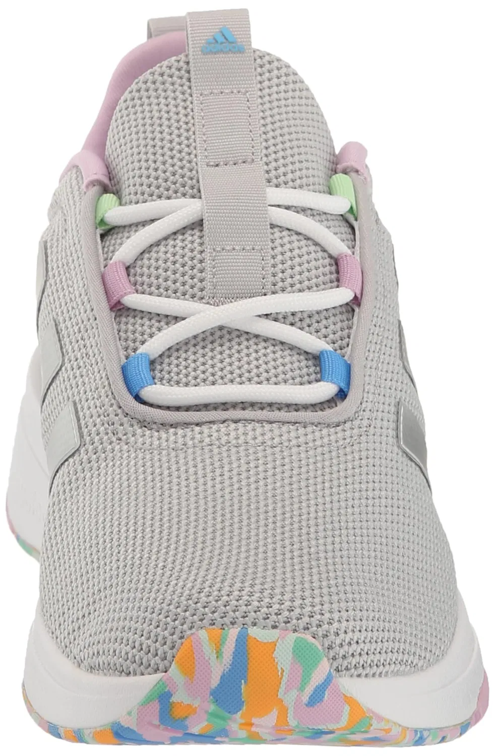 Детские кроссовки Racer Tr23 Adidas, Grey Silver Metallic Bliss Lilac — фото 2