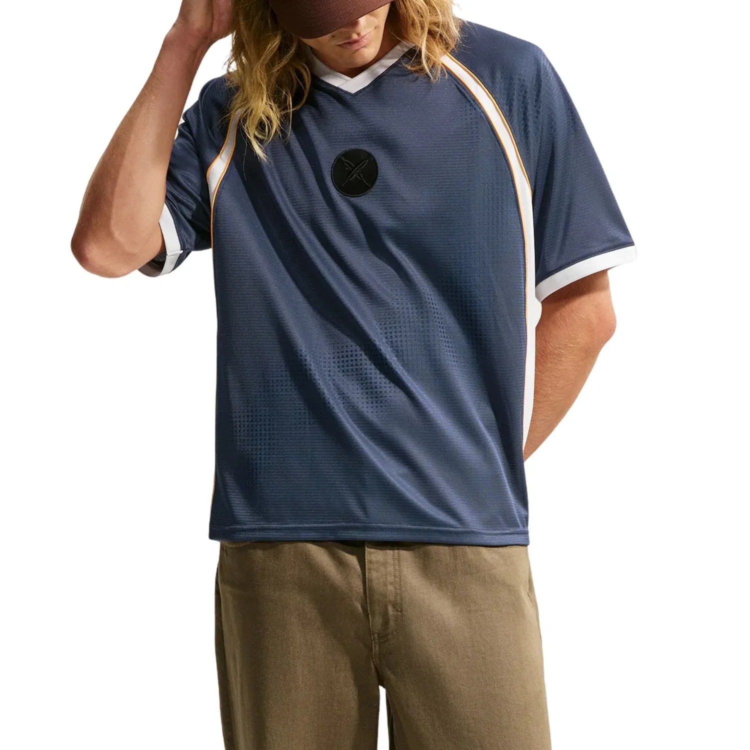 Мужская игровая майка для скейтбординга Yuto Skate Jersey 'Thunder Blue Summit White' Nike, Thunder Blue/Summit White — фото 3