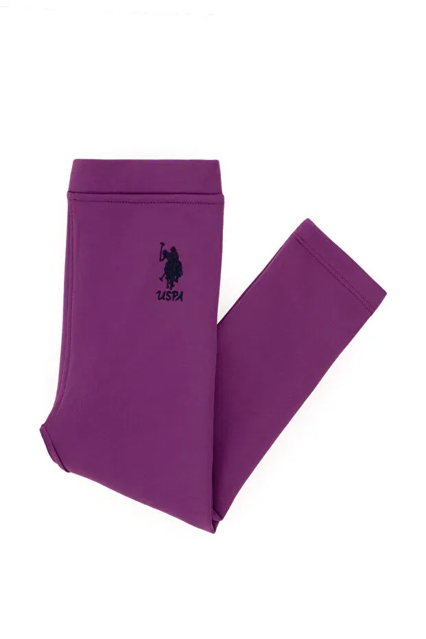 Детские леггинсы для девочек облегающие U.S. Polo Assn., Violet