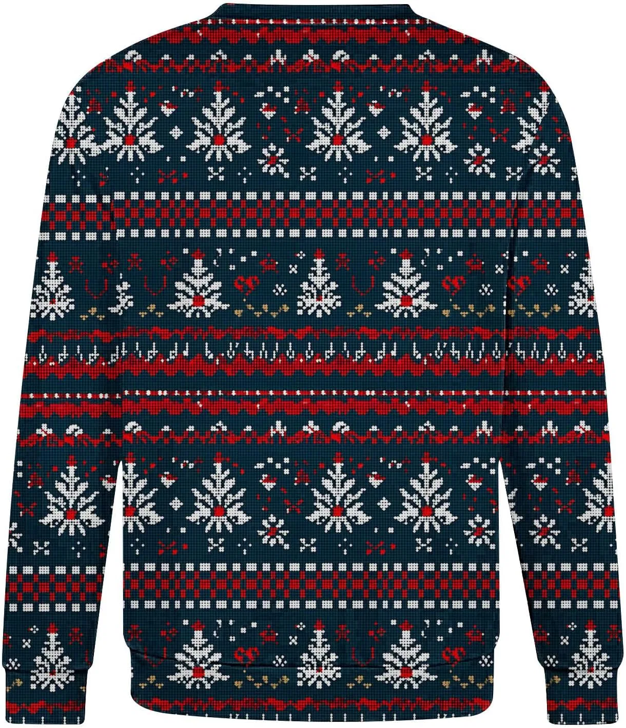 Мужская футболка с принтом Christmas Long Sleeve, Multicolor — фото 2