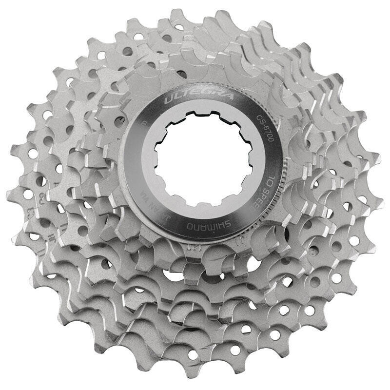 

Кассета Ultegra CS-6700 10-скоростная SHIMANO, серебро / серебро / серебро