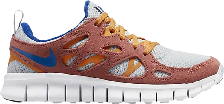 

Кроссовки Nike Free Run 2 GS 'Aura University Gold Canyon Rust', серый