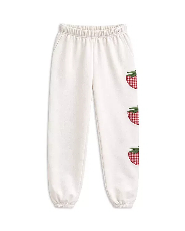 Детские брюки для девочек с аппликацией Leah KatieJ NYC, Vintage White