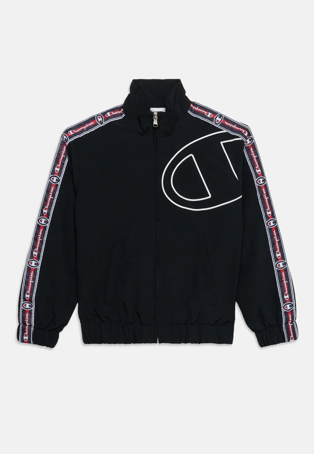 Спортивная куртка свободного кроя на молнии - тренировочная куртка Champion, Black — фото 3