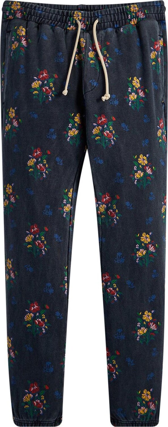 

Спортивные брюки Kith Begonia Floral Williams I Sweatpant 'Nocturnal', синий