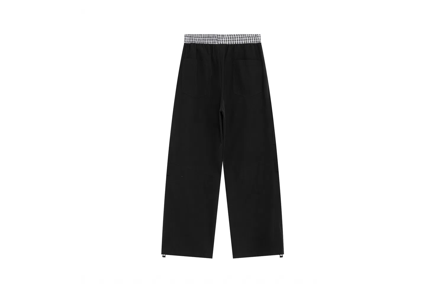 Детские брюки свободного кроя с принтом F426, Black — фото 3