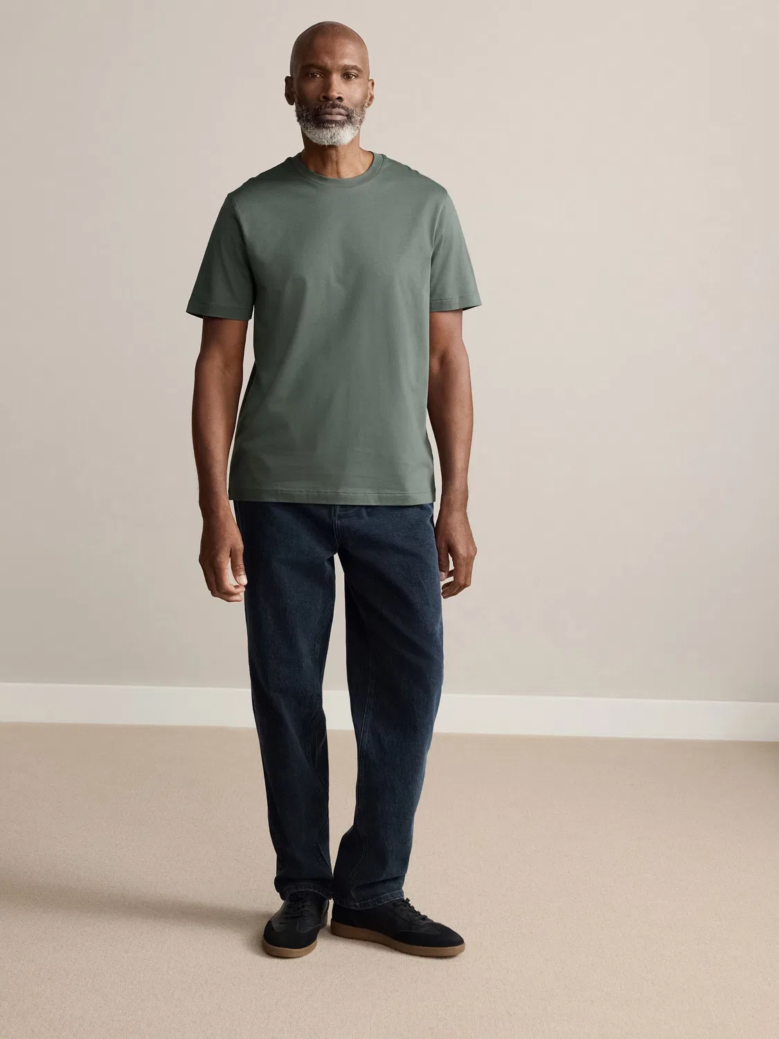 Футболка хлопковая Signature SUPIMA Cotton Next, темно-зеленый — фото 2