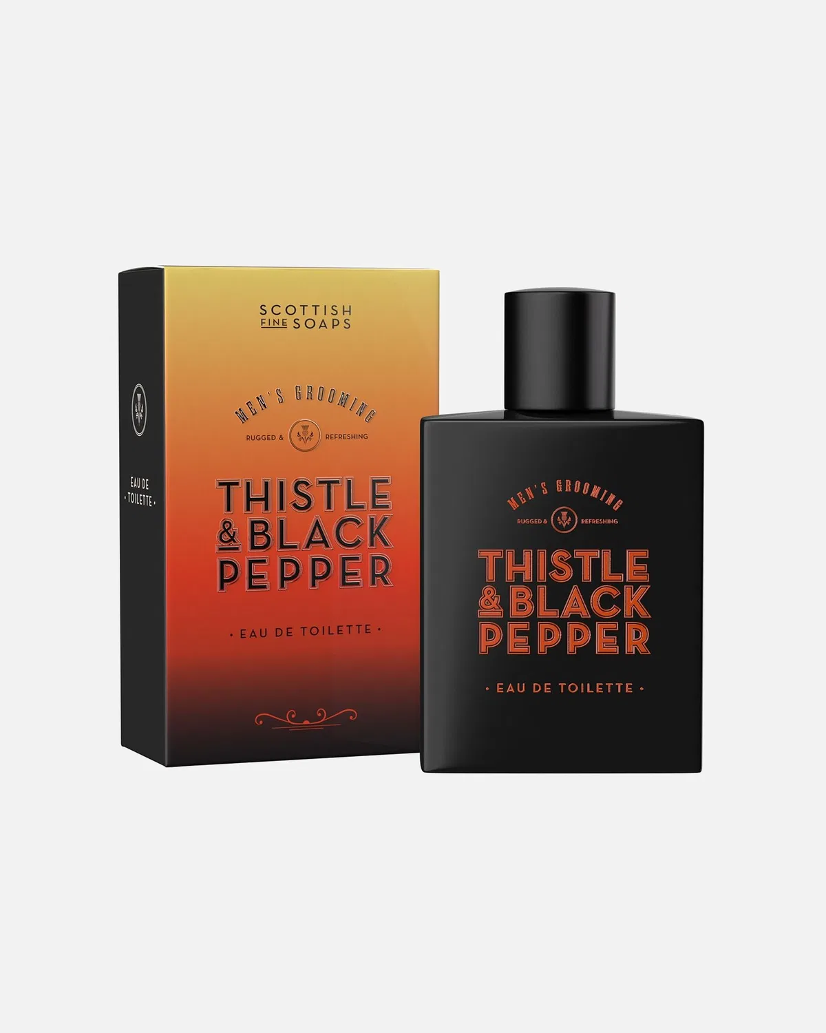 Парфюм для мужского ухода: расторопша и черный перец, туалетная вода Scottish Fine Soaps, 100Ml