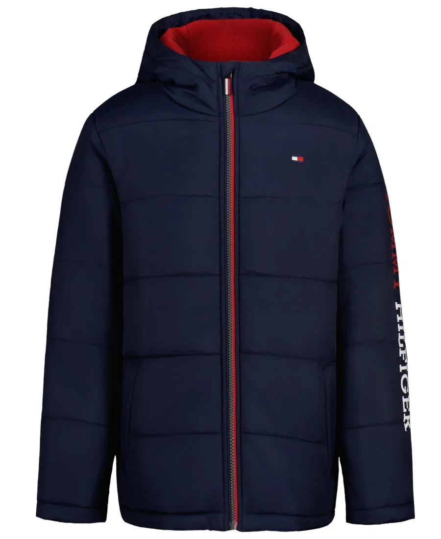 Куртка-пуховик с логотипом Tommy Hilfiger, Navy Blazer