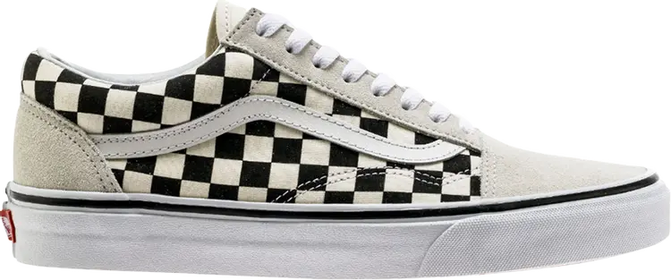 

Кеды Vans Old Skool Checkerboard, белый