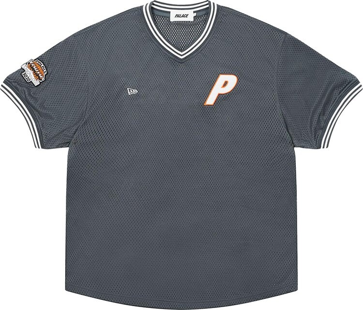 

Футболка Palace x New Era Tokyo Jersey 'Gun Metal', серый