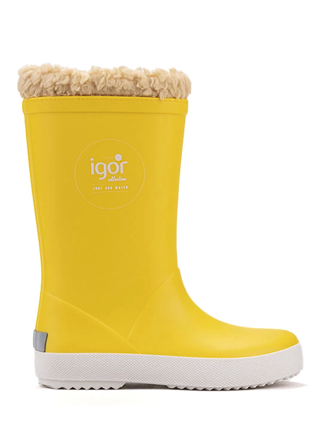 Ботинки детские Igor Splash Nautico Borreguito, yellow