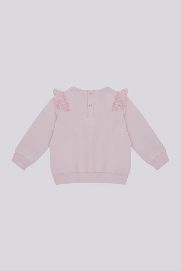 Детский спортивный костюм для девочек с длинным рукавом Gb Baby Basic, Pink — фото 2