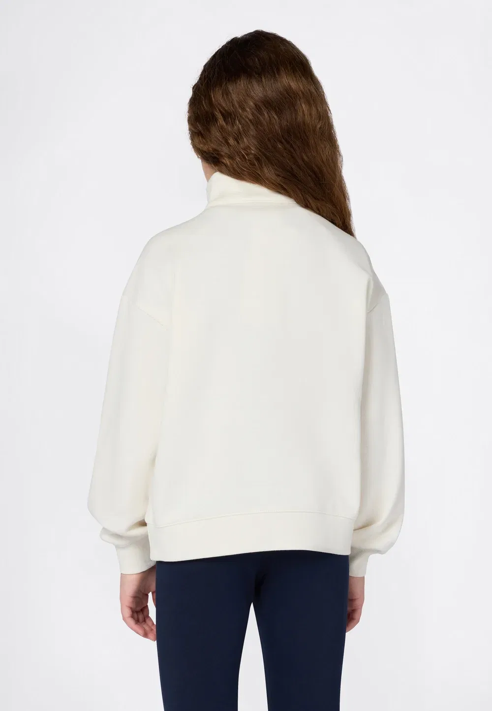 Толстовка Icons с застежкой-молнией до середины груди Champion, Off-White — фото 3