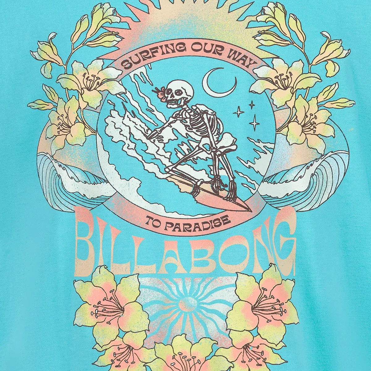 Детская футболка оверсайз с принтом Surfing Oversized T-Shirt Billabong, Ocean Eyes — фото 2