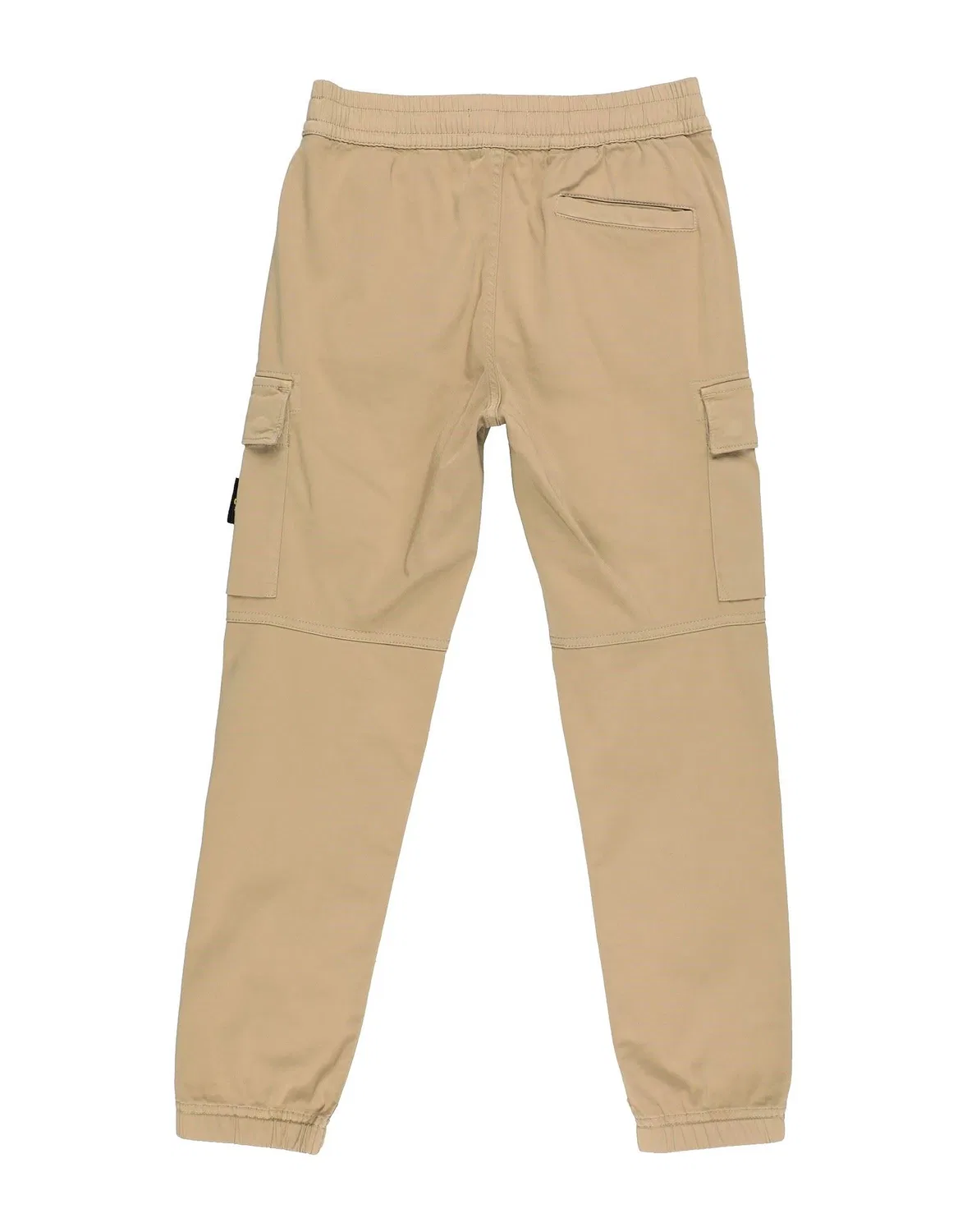 Детские штаны для мальчиков с логотипом Stone Island Junior, хаки — фото 2