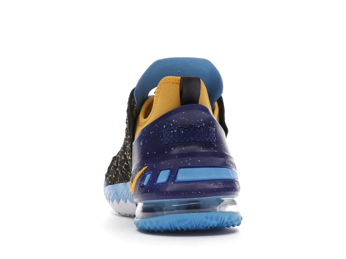 Детские кроссовки для баскетбола Nike LeBron 18, Black/University Gold-Coast-Concord — фото 4