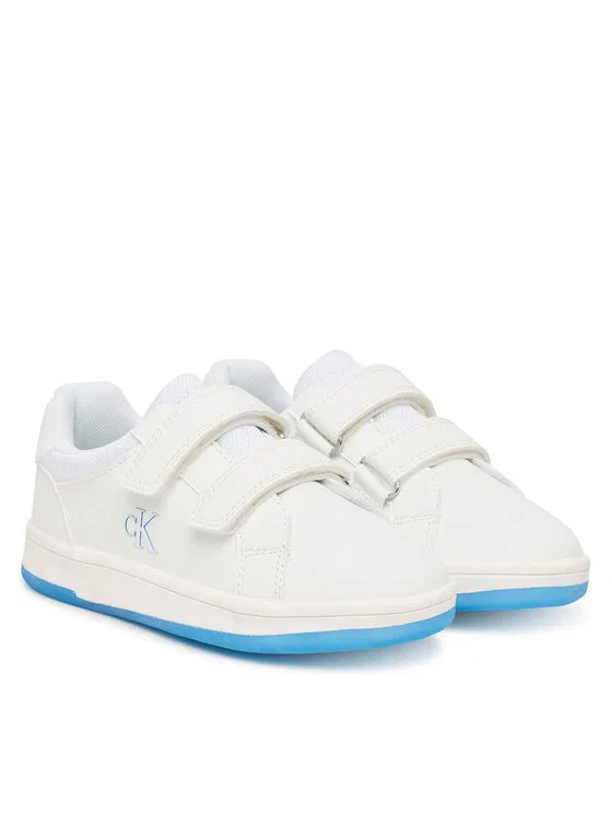 Кроссовки Low Cut Velcro Calvin Klein, белый — фото 2