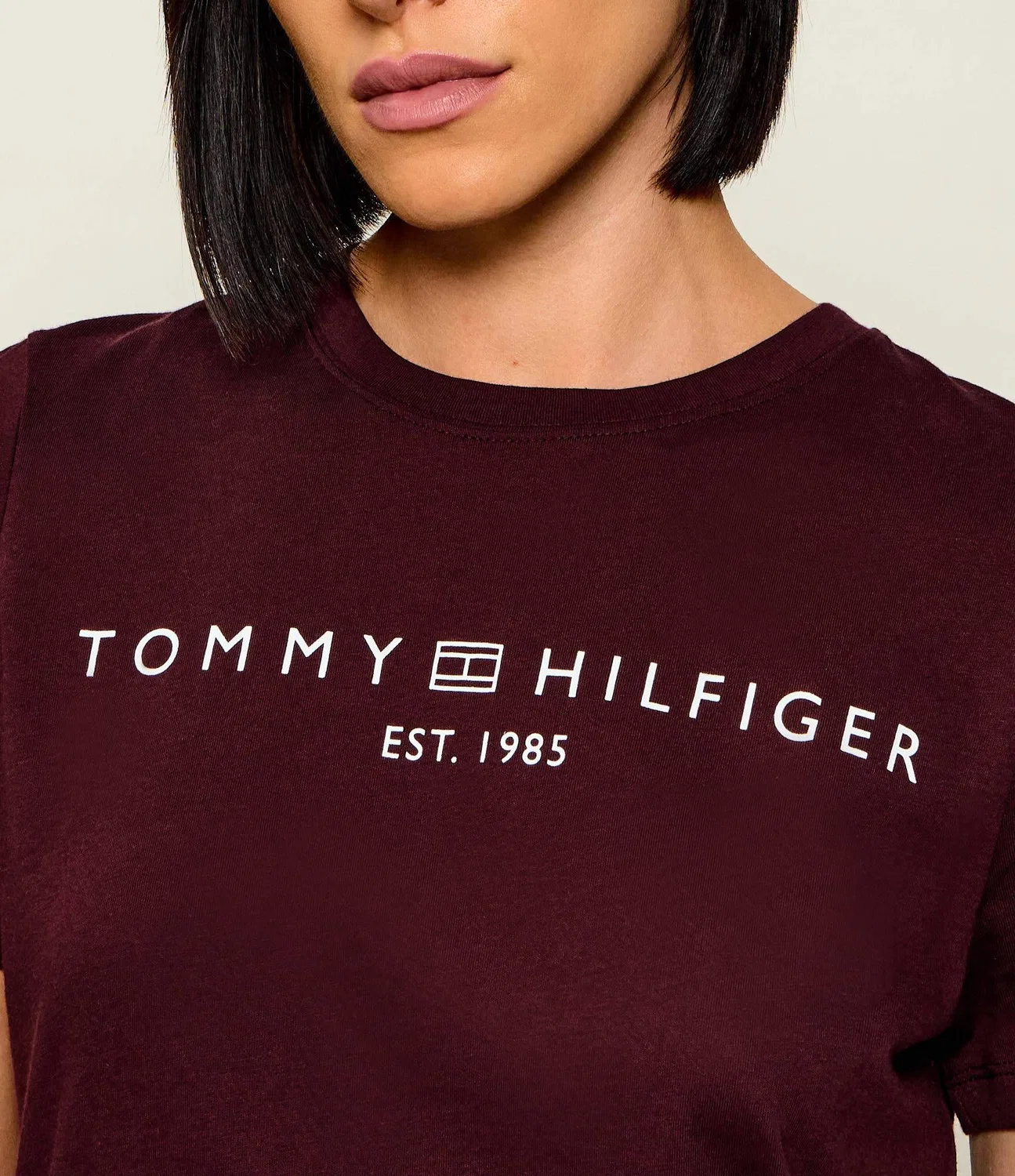 Футболка Regular Fit Tommy Hilfiger, Bordeaux — фото 4