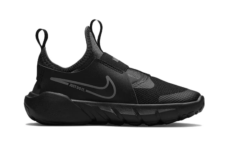 Детские кроссовки без шнурков Flex Runner 2 Nike, Black — фото 3