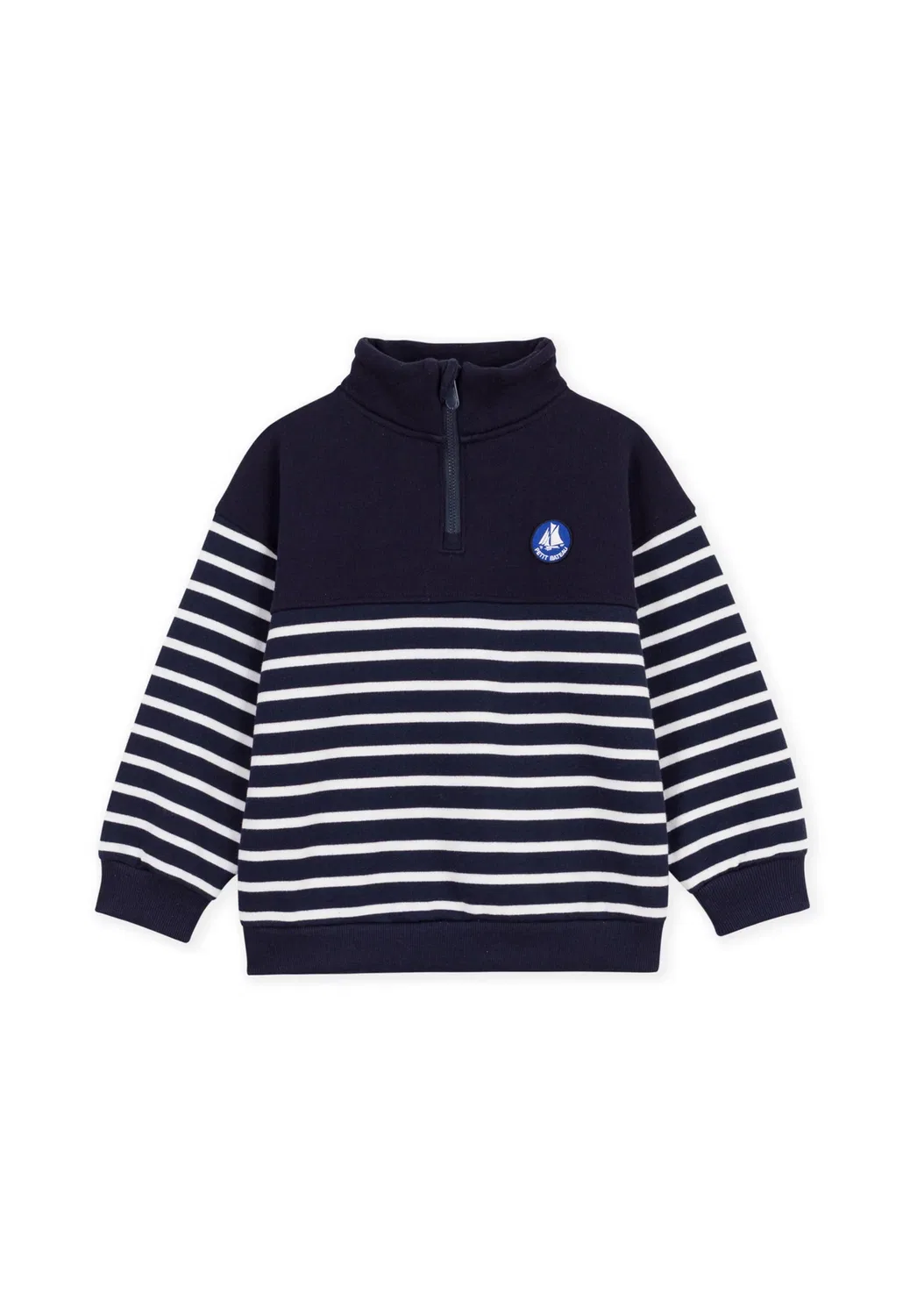 Универсальная трикотажная толстовка-труба Petit Bateau, Smoking Marshmallow