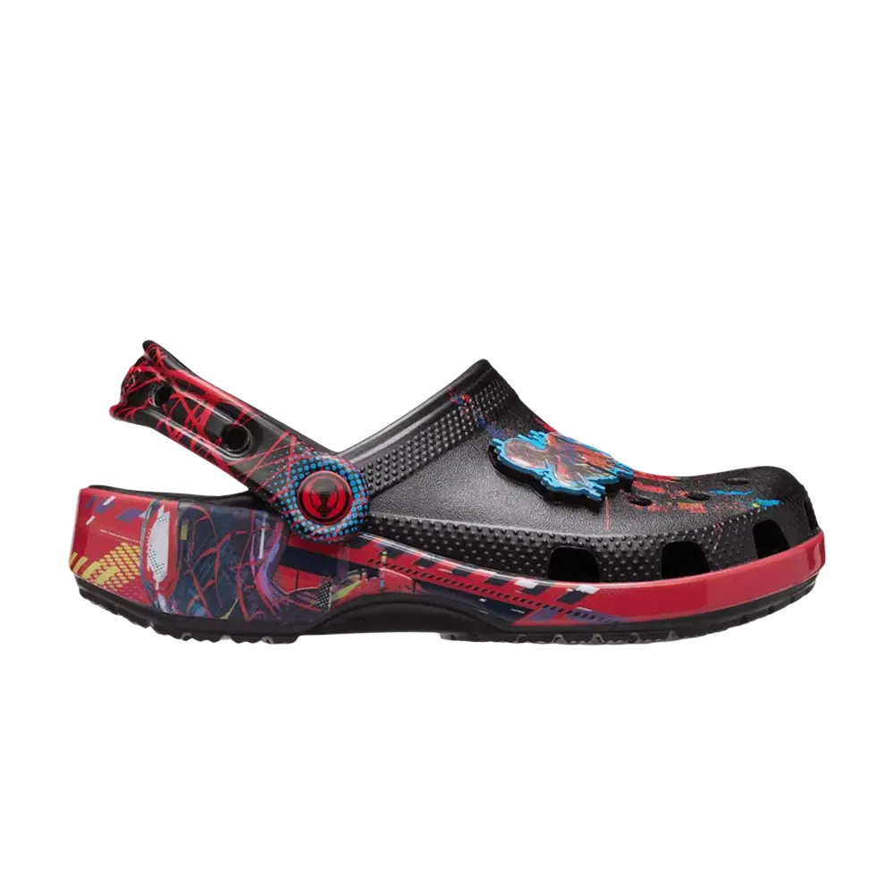 Детские сабо Spiderverse Miles x Crocs Classic Clog Kids, черный