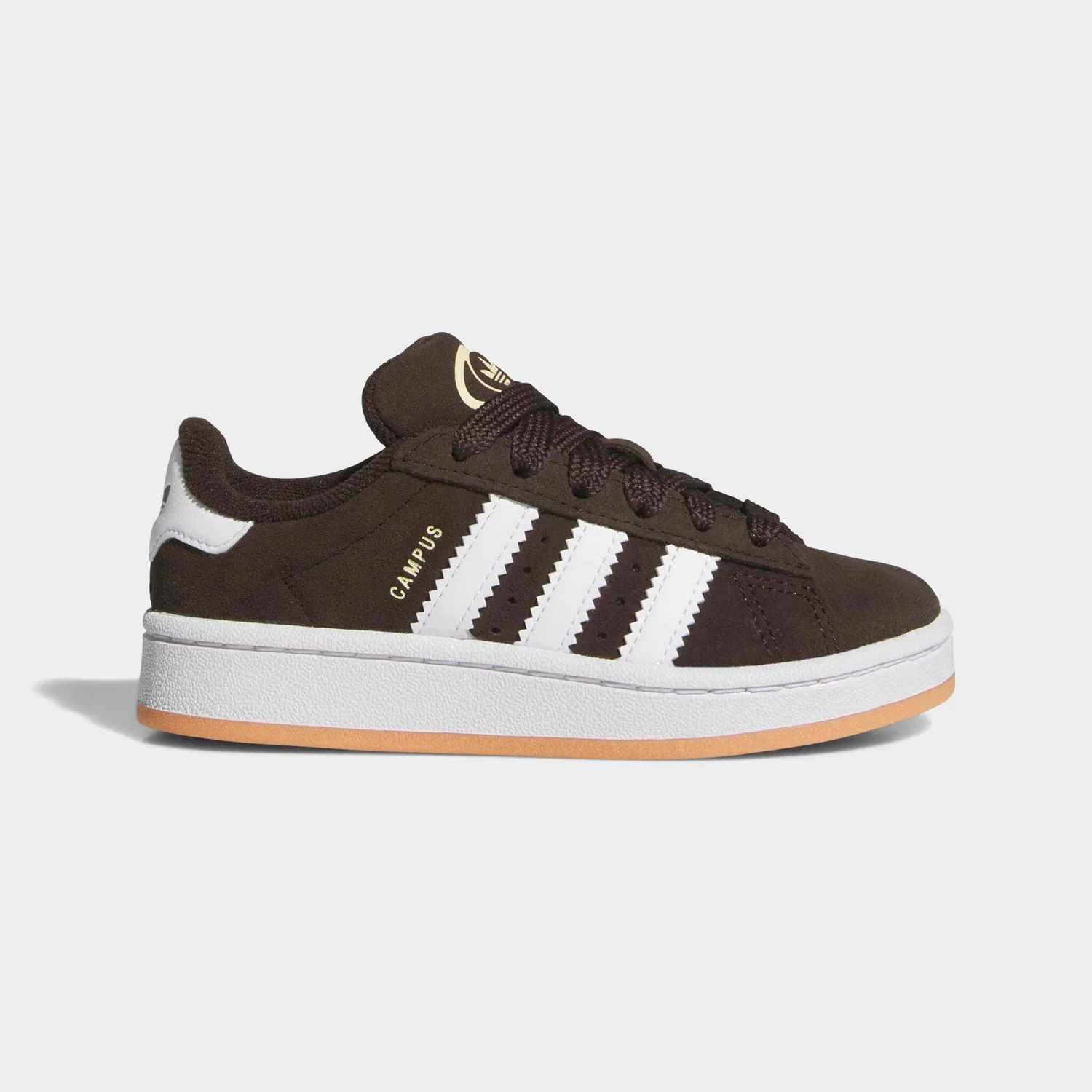 Детские кроссовки с Chunky 3-Streifen Adidas Originals, Aurora Coffee/Ftwr White/Gum 2 — фото 2