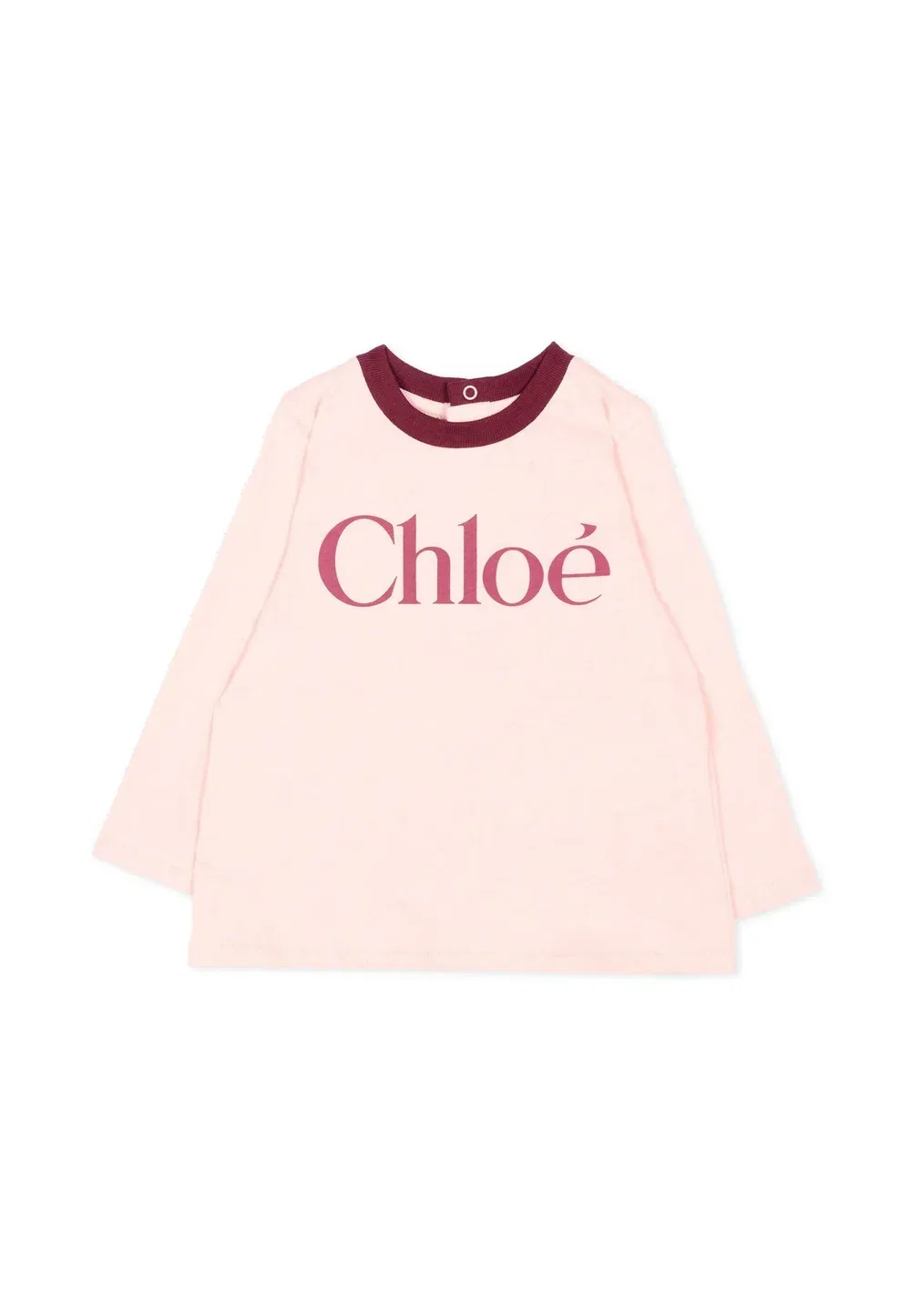 Футболка - топ с длинными рукавами Chloé, Pink